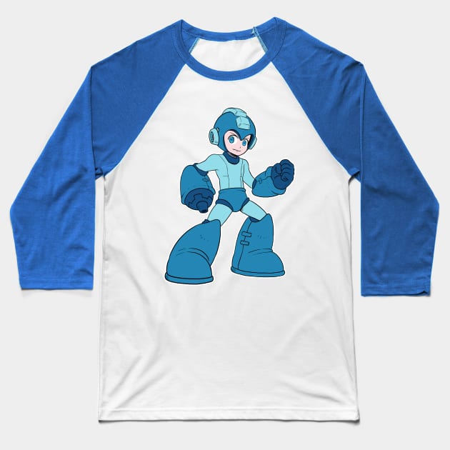 MEGA MAN (EARLY 11) Baseball T-Shirt by IanDimas